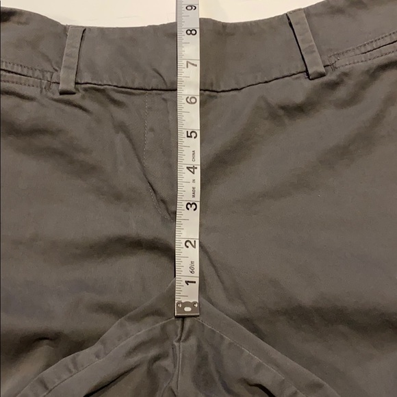 Loft Outlet SZ 0 Curvy Gray Flat Front Trousers Pants - Picture 13 of 13